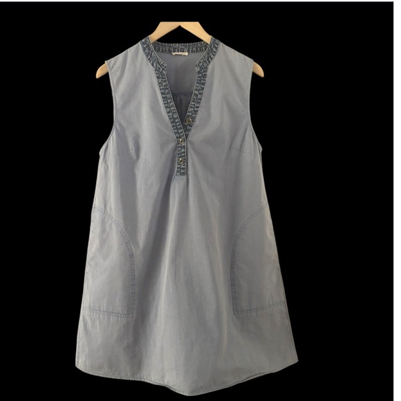 JODIFL Chambray Jean Dress EUC - Picture 1 of 3